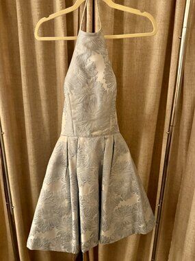 Sherri Hill Light Blue Cocktail Dress Size 0